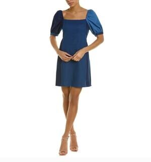 Sachin & Babi Lexie Mini Dress XS Denim NWT